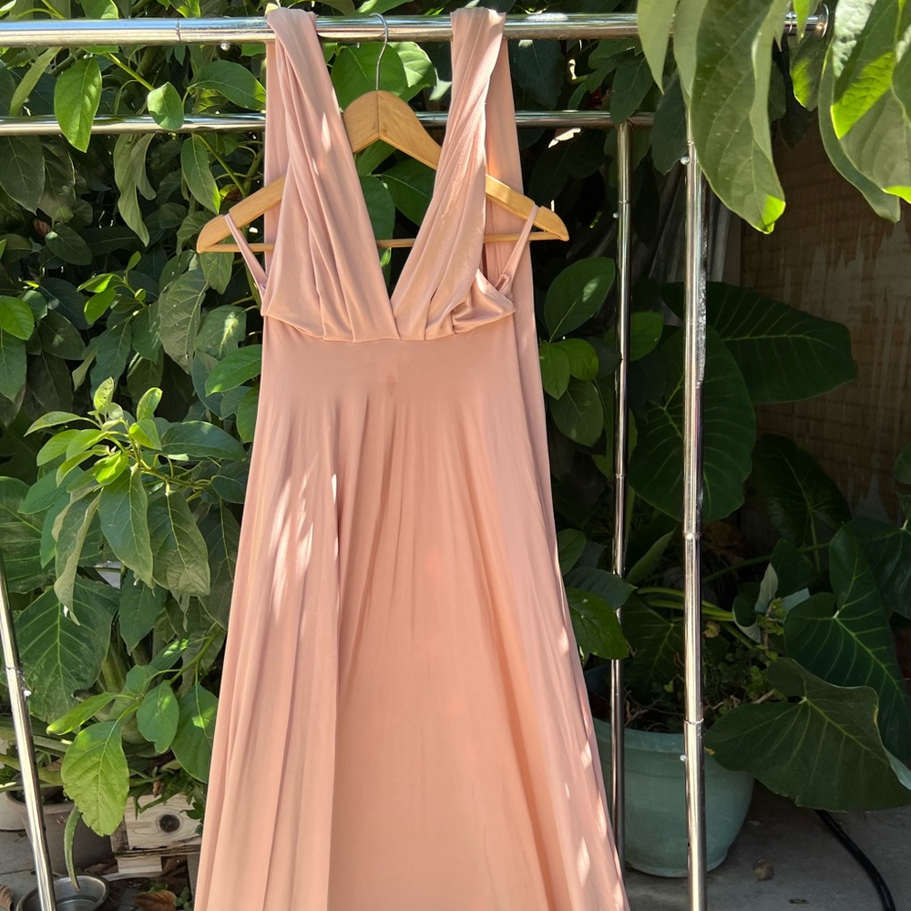Twobirds Blush Backless Dress